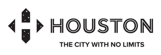 H HOUSTON THE CITY WITH NO LIMITS logo