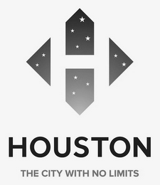 H HOUSTON THE CITY WITH NO LIMITS logo