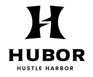 H HUBOR HUSTLE HARBOR logo