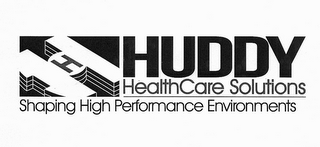 H HUDDY HEALTHCARE SOLUTIONS SHAPING HIGH PERFORMANCE ENVIRONMENTS logo