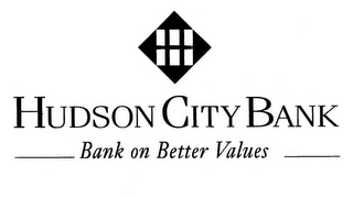 H HUDSON CITY BANK BANK ON BETTER VALUES logo