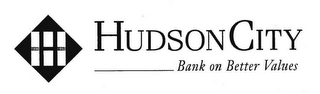 H HUDSON CITY BANK ON BETTER VALUES logo