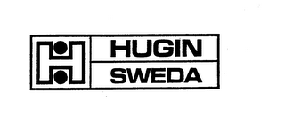 H HUGIN SWEDA logo