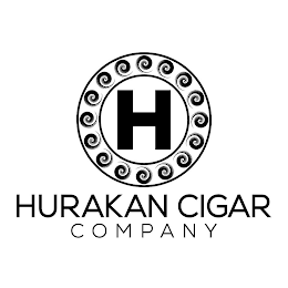 H HURAKAN CIGAR COMPANY logo