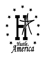 H HUSTLE AMERICA logo