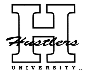 H HUSTLERS UNIVERSITY logo
