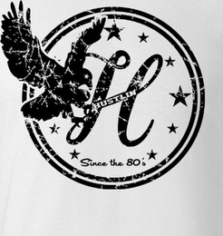H HUSTLIN SINCE THE 80'S logo