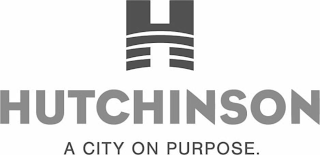 H HUTCHINSON A CITY ON PURPOSE logo