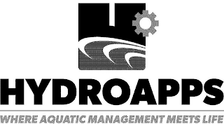 H HYDROAPPS WHERE AQUATIC MANAGEMENT MEETS LIFE logo