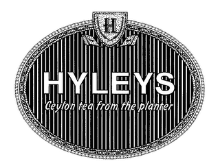 H HYLEYS CEYLON TEA FROM THE PLANTER logo