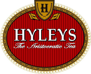 H HYLEYS THE ARISTOCRATIC TEA logo
