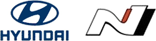 H HYUNDAI N logo