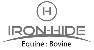 H IRON-HIDE EQUINE : BOVINE logo