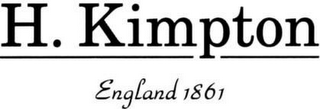 H. KIMPTON ENGLAND 1861 logo