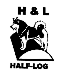 H & L HALF-LOG logo
