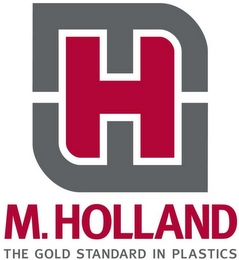 H M. HOLLAND THE GOLD STANDARD IN PLASTICS logo