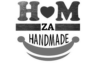 H M ZA HANDMADE logo