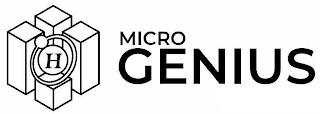 H MICRO GENIUS logo