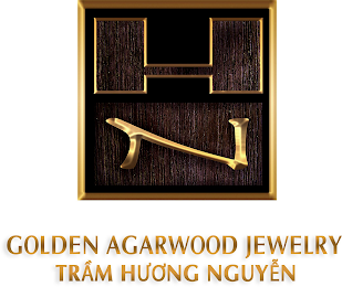 H N GOLDEN AGARWOOD JEWELRY TRÂM HUONG NGUYÊN logo