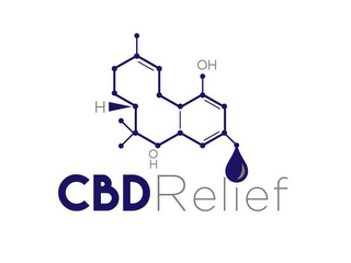 H OH OH CBD RELIEF logo