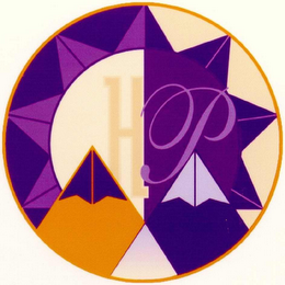 H P logo