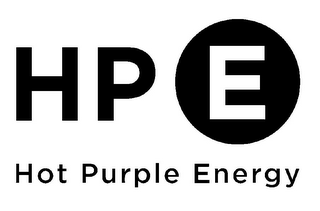 H P E HOT PURPLE ENERGY logo