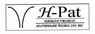 H-PAT HEADACHE PRECISION ACUPRESSURE TECHNOLOGY, INC. logo