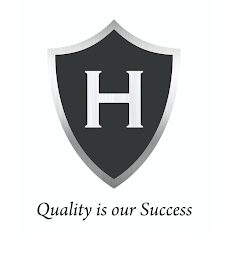 H QUALITY IS OUR SUCCESS logo