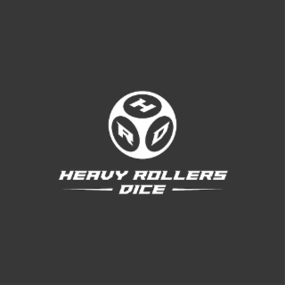 H R D HEAVY ROLLERS DICE logo