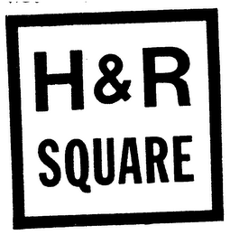 H & R SQUARE logo