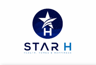 H STAR H HEALTH, HOMES & HAPPINESS logo