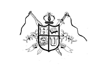 H U EST. 2003 logo