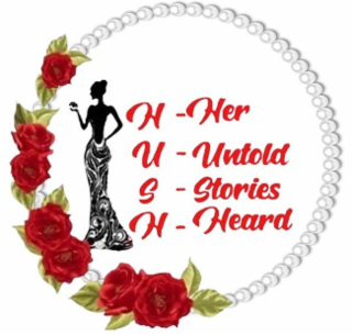 H U S H HER UNTOLD STORIES HEARD logo