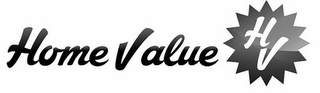 H V HOME VALUE logo