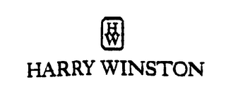 H W HARRY WINSTON logo