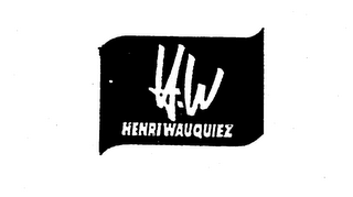 H-W HENRI WAUQUIEZ logo