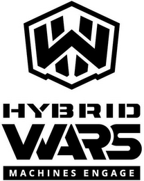 H W HYBRID WARS MACHINES ENGAGE logo