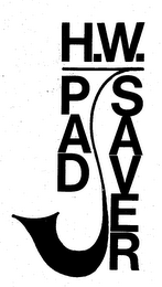 H. W. PAD SAVER logo