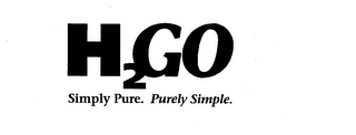 H2 GO SIMPLY PURE. PURELY SIMPLE.