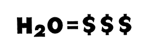 H20=$$$ logo
