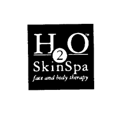 H20 SKINSPA FACE AND BODY THERAPY logo