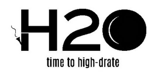 H20 TIME TO HIGH-DRATE logo