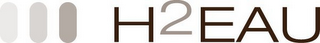 H2EAU logo