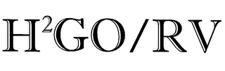 H2GO / RV logo