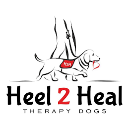 H2H HEEL 2 HEAL THERAPY DOGS logo