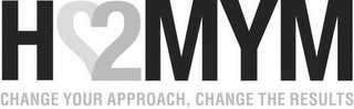 H2MYM CHANGE YOUR APPROACH, CHANGE THE RESULTS logo