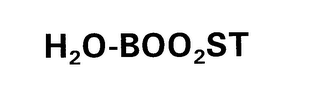 H2O-BOO2ST logo