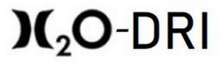 H2O-DRI logo