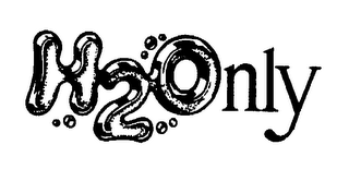H2O ONLY logo