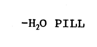 -H2O PILL